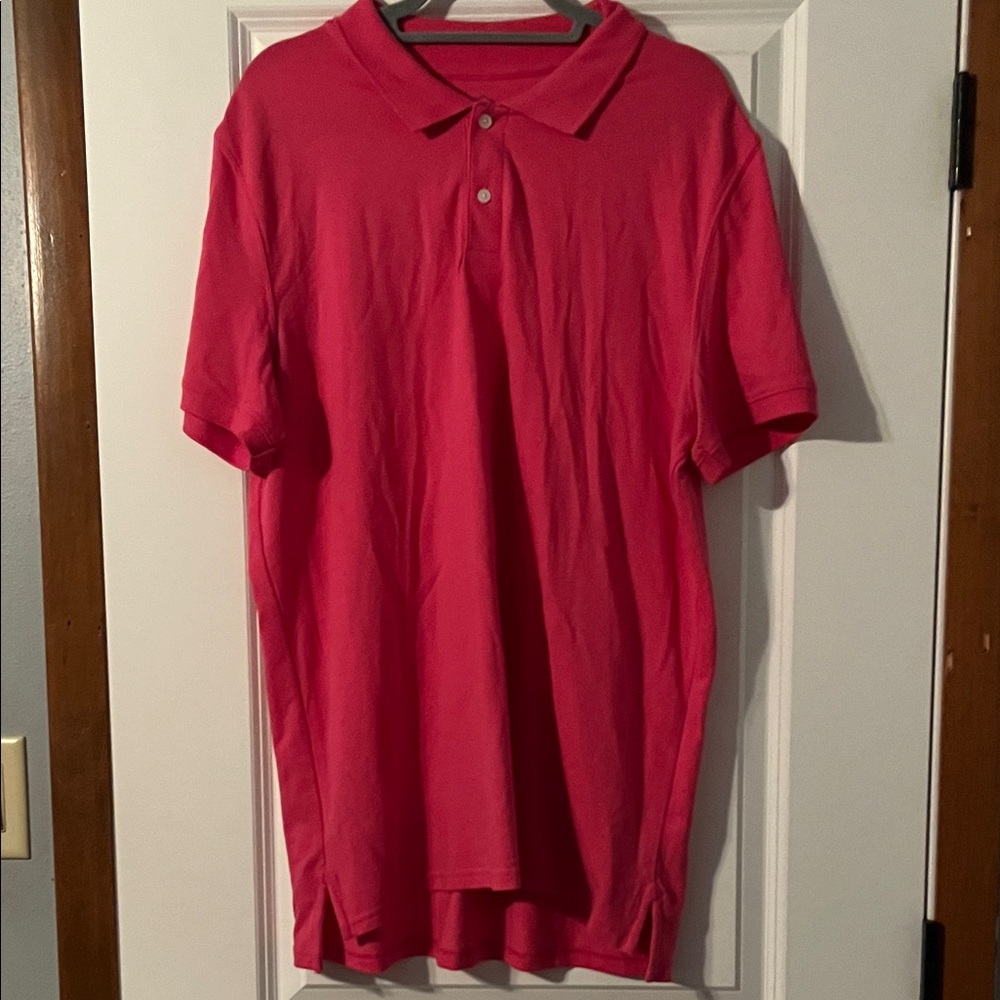 St. John's Bay Pink Polo Shirt for Men